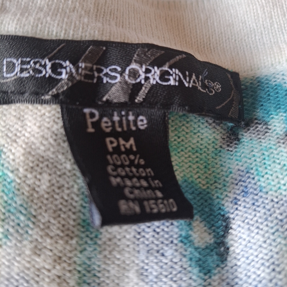 Designers Original Floral Button-Front Women's Cardigan PM - Picture 2 of 6